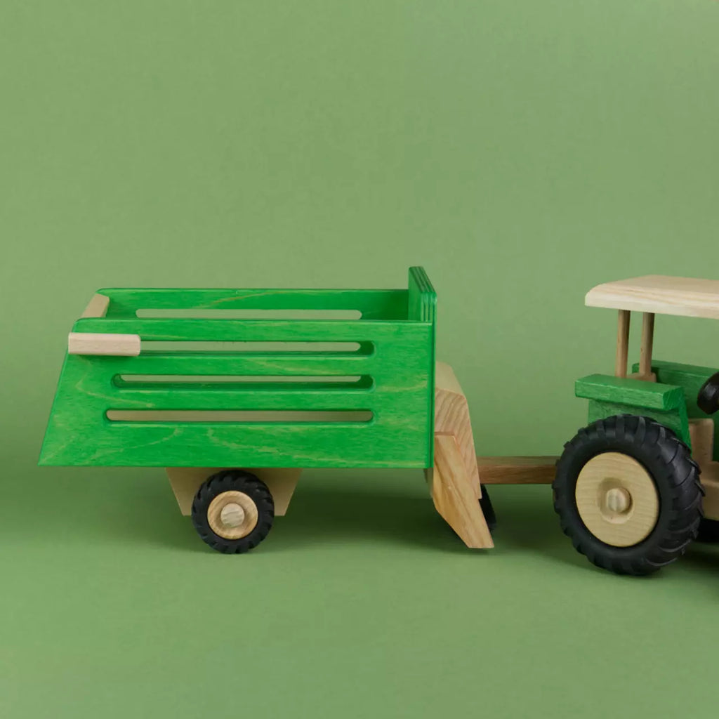Spielzeug Heuwagen aus Holz – Foto 2