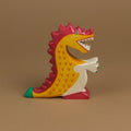 Holzfigur Drache, rot von Holztiger