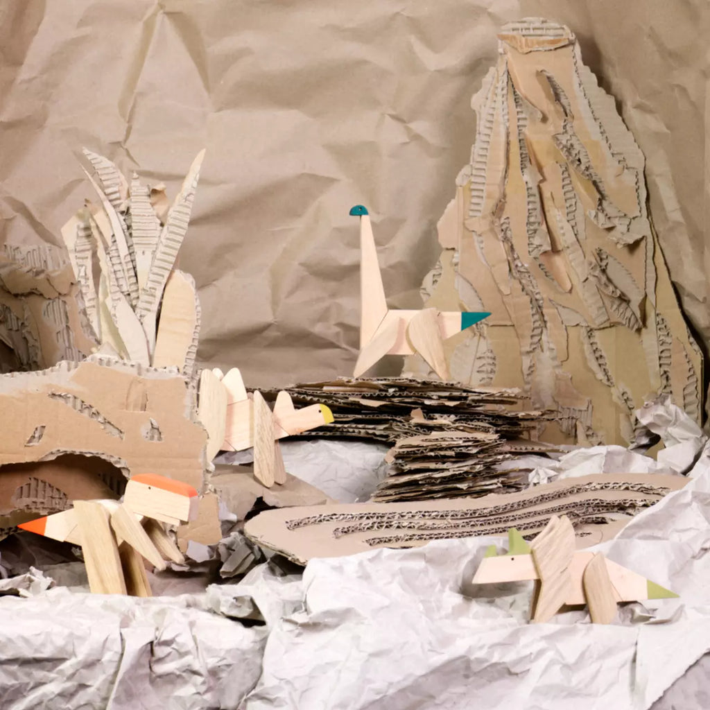 Holz-Tier Magnetpuzzle, Brachiosaurus
