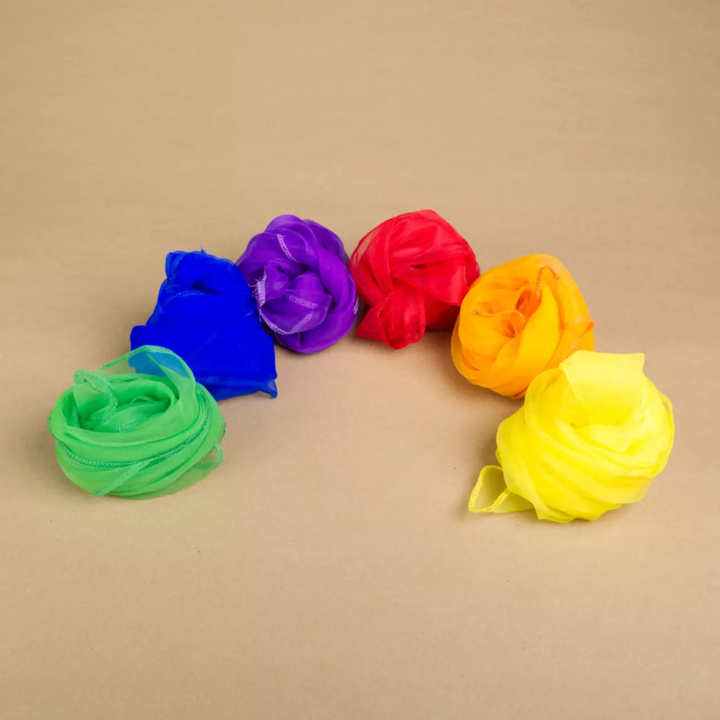 Bunte Jongliertücher Set 6 Stück
