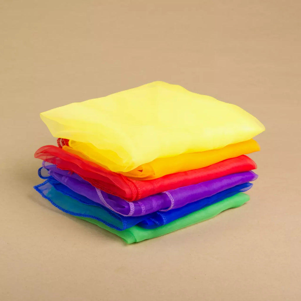 Bunte Jongliertücher Set 6 Stück – Foto 3