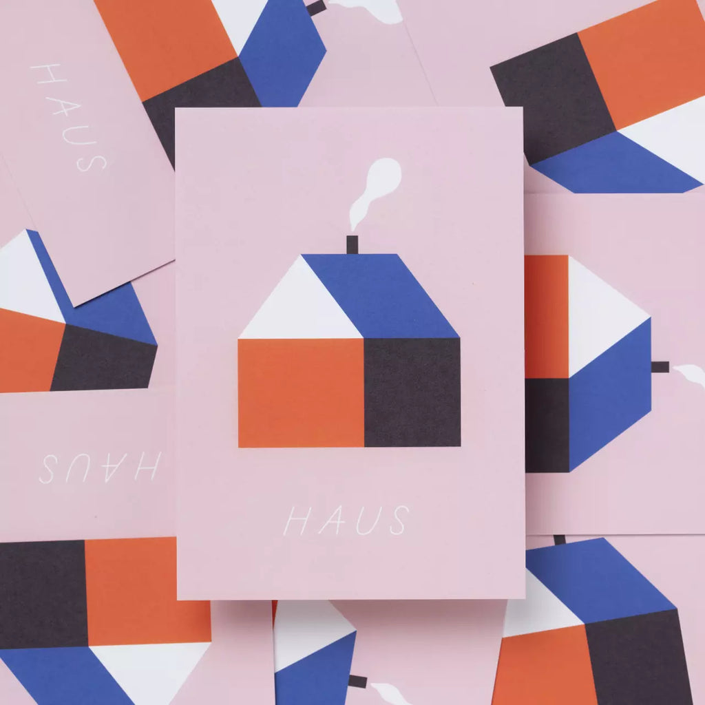 Postkarte Motiv Haus, Illustration Susann Stefanizen – Foto 2