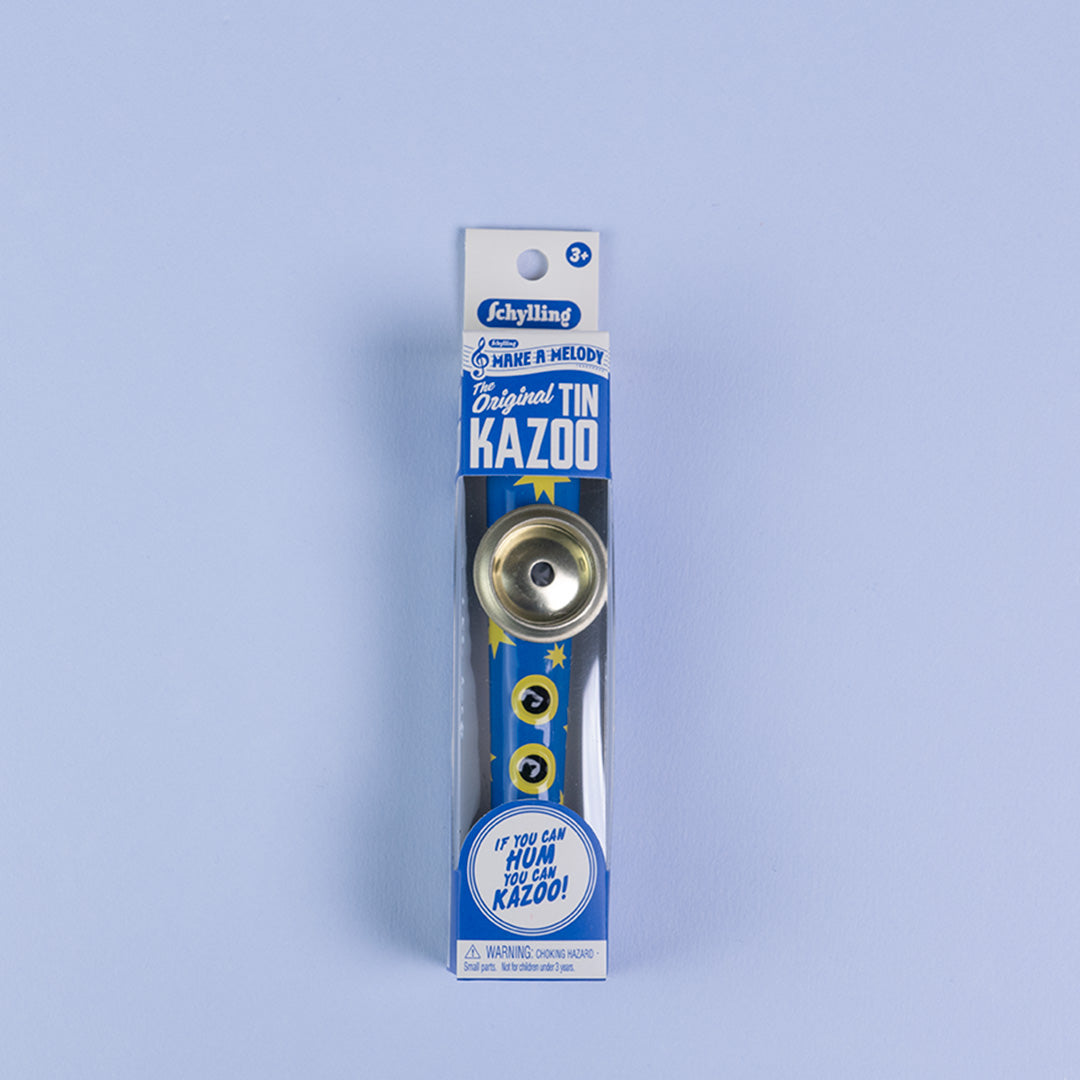 Kazoo Blech-Musikinstrument, blau – Foto 2