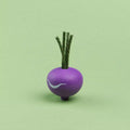 Kohlrabi Spielgemüse, blau