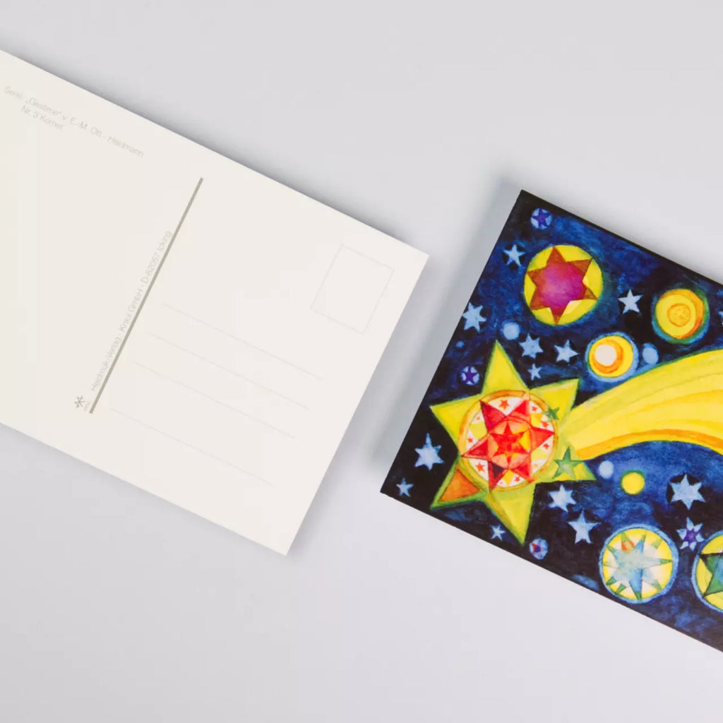 Postkarte Komet, Illustration Eva-Maria Ott-Heidmann – Foto 2