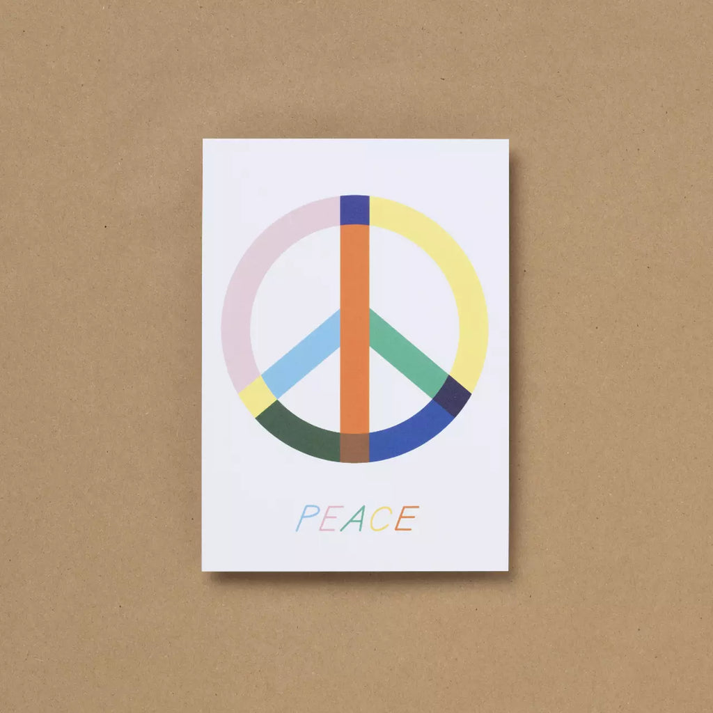 Postkarte Motiv PEACE, Illustration Susann Stefanizen