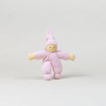 Frottee Pimpel, Wichtel mit Zipfelmütze in Rosa aus bio Frottee.