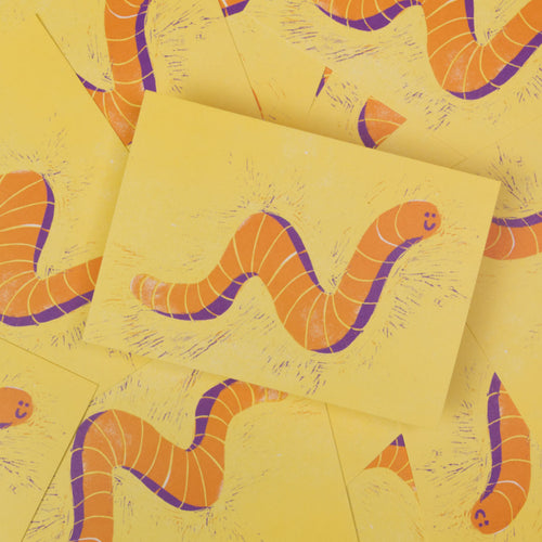 adabob Postkarte Linowurm, Illustration Lina Loem – Foto 2
