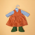 Puppenkleid Bio-Baumwolle – Garten Outfit