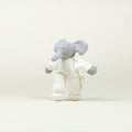 Frotteetier Rassel Elefant aus bio Frottee.