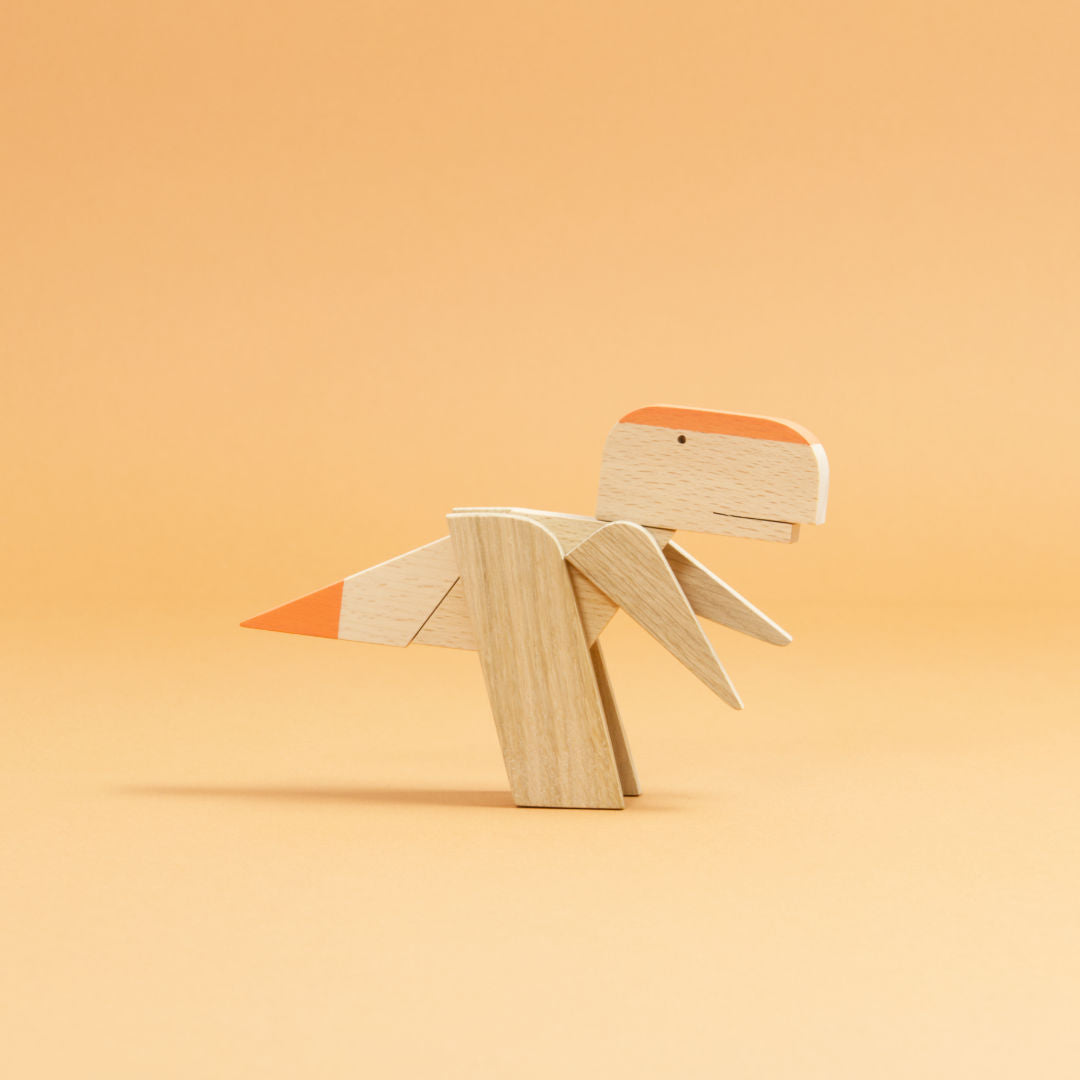Holz-Tier Magnetpuzzle, T-Rex