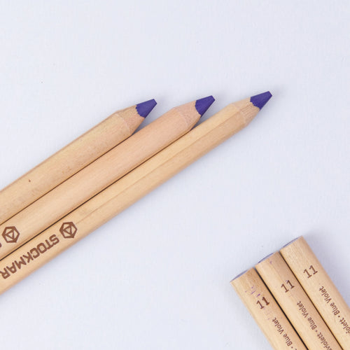 Buntstift 11 Blauviolett dreieckig, Stockmar