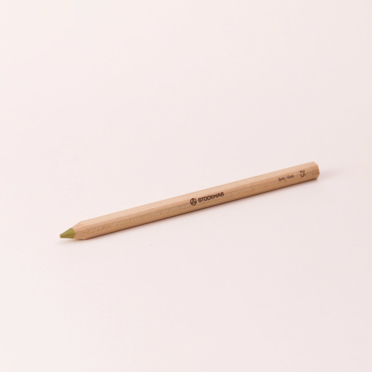 Stift von Stockmar in Gold, 6-eckig.