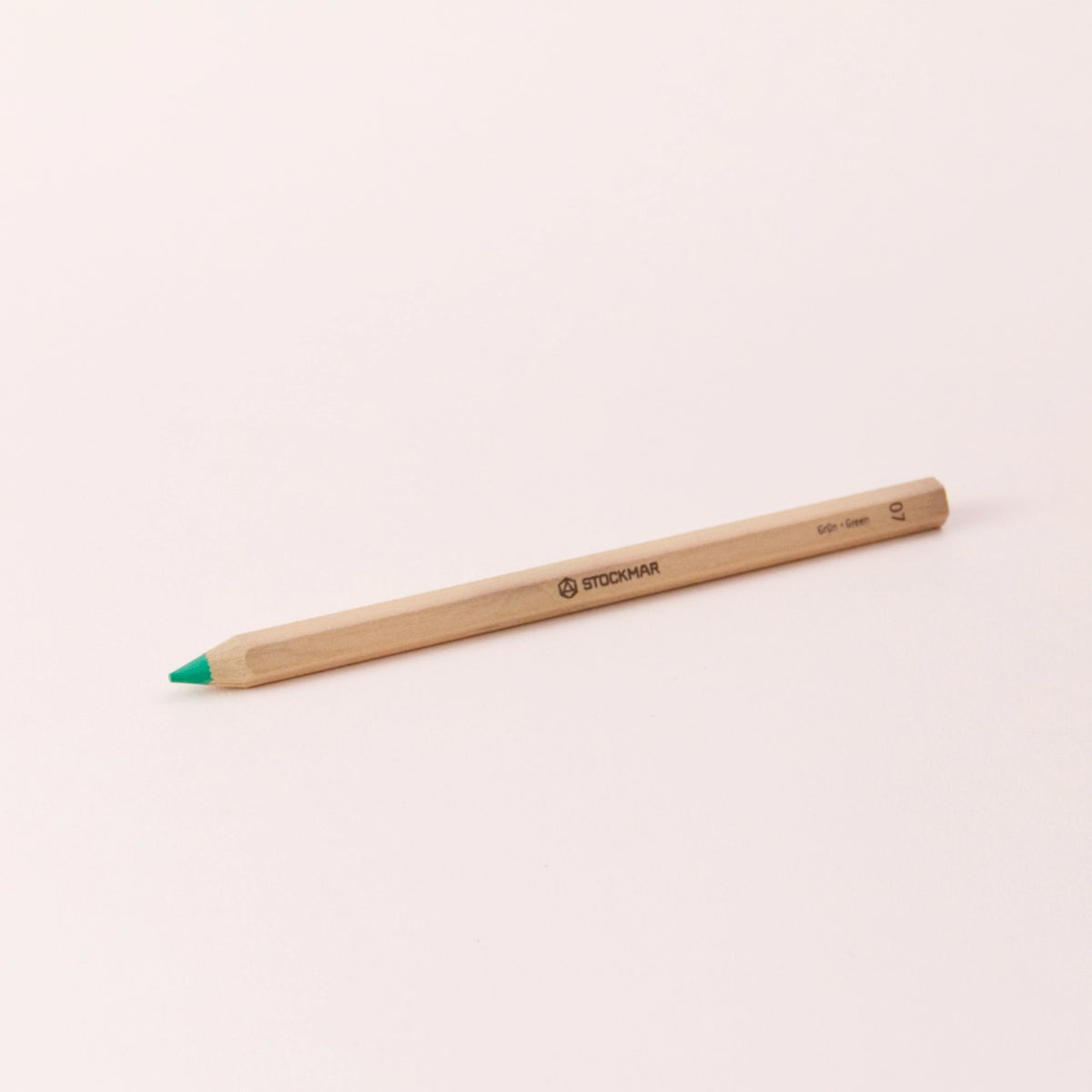 Stift von Stockmar in Grün, 6-eckig.