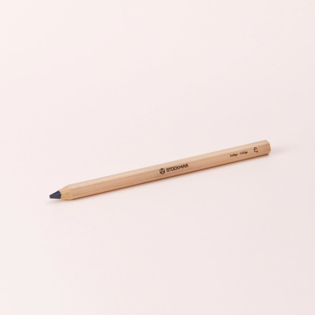 Stift von Stockmar in Indigo, 6-eckig.