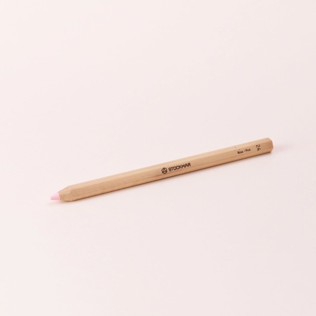 Stift von Stockmar in Rosa, 6-eckig.