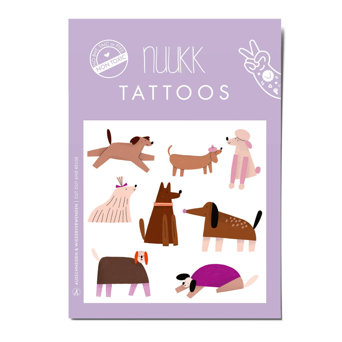 Kindertattoos “Hunde Crew”