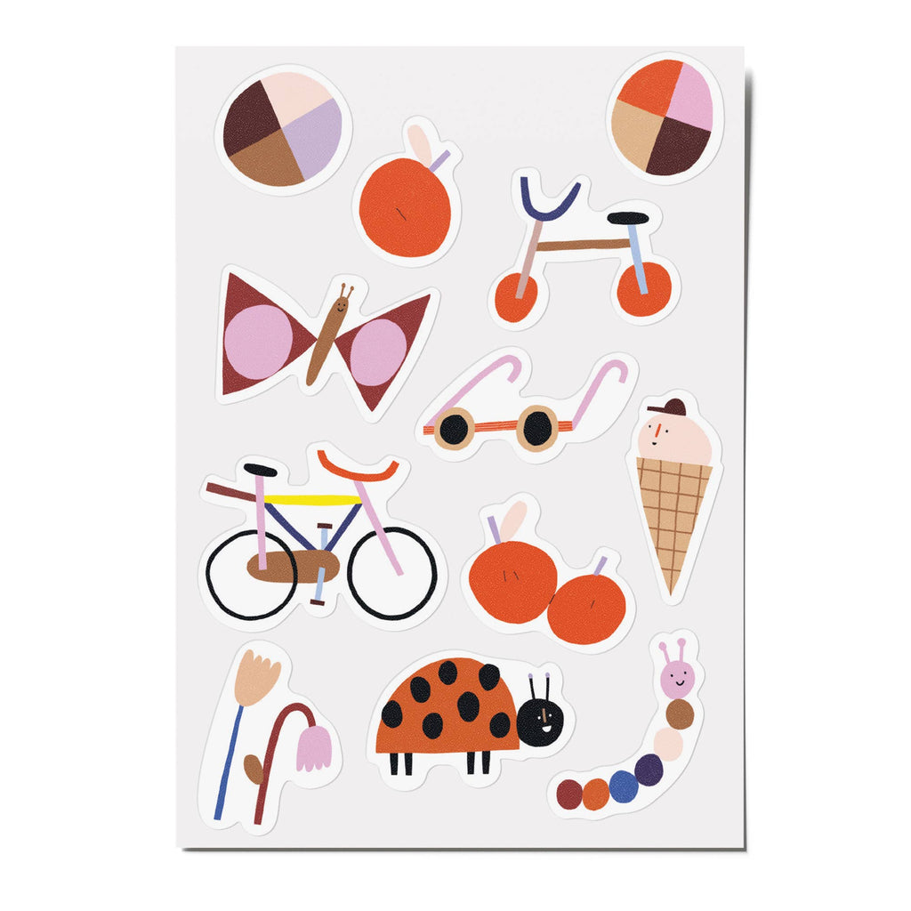 Stickerbogen „Sommer“ | 3 Bögen
