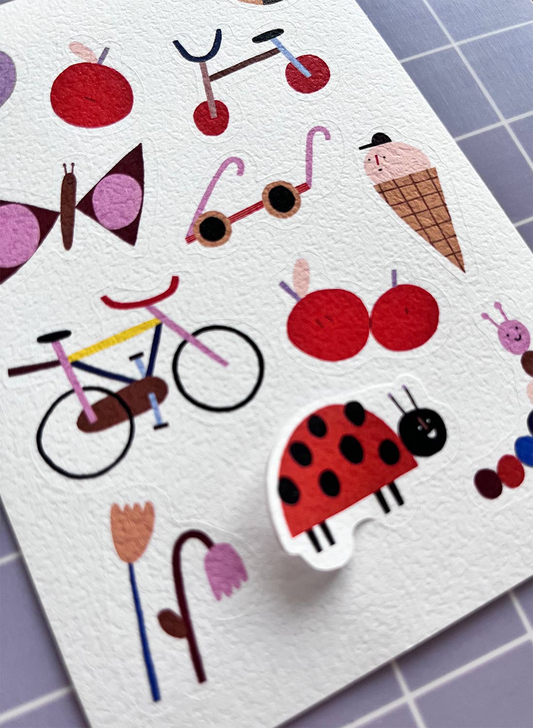 Stickerbogen „Sommer“ | 3 Bögen