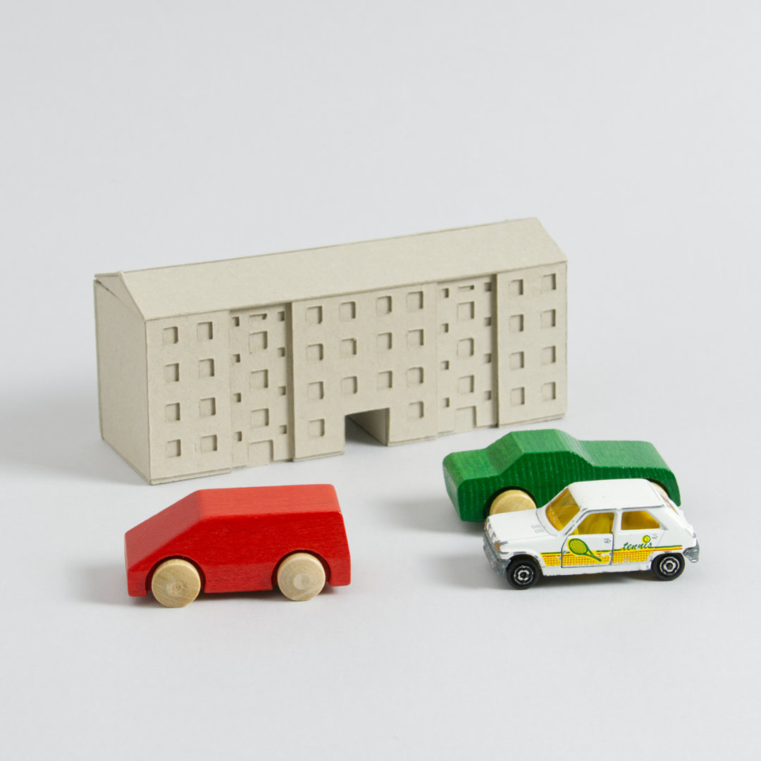 Verschiedene Spielzeug-Fahrzeuge Typ Pkw