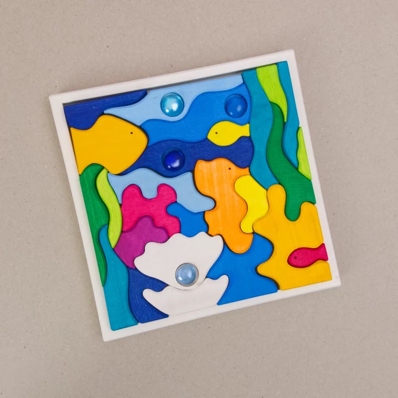 Holzpuzzle Meer, goki evolution