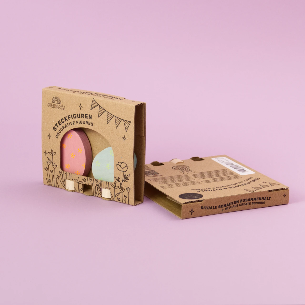Steckfiguren Osterei Duo Blümchen – Grimm's – Bild 5