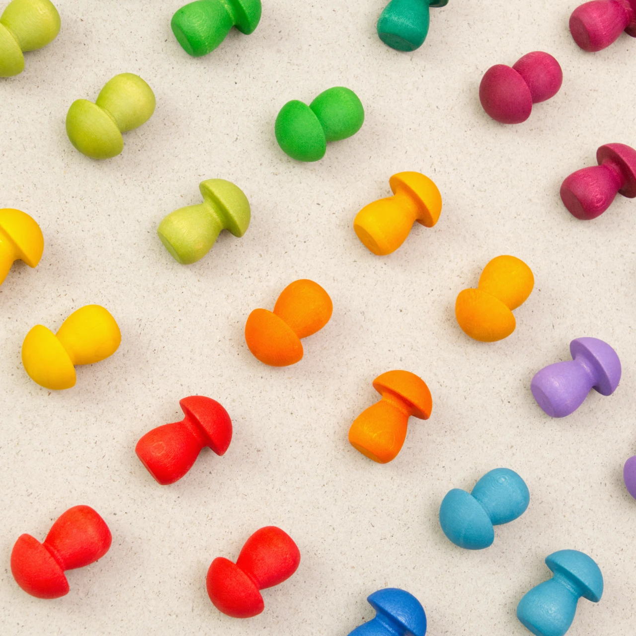 Mandala Rainbow Mushrooms Grapat - 36 Elemente – Bild 2