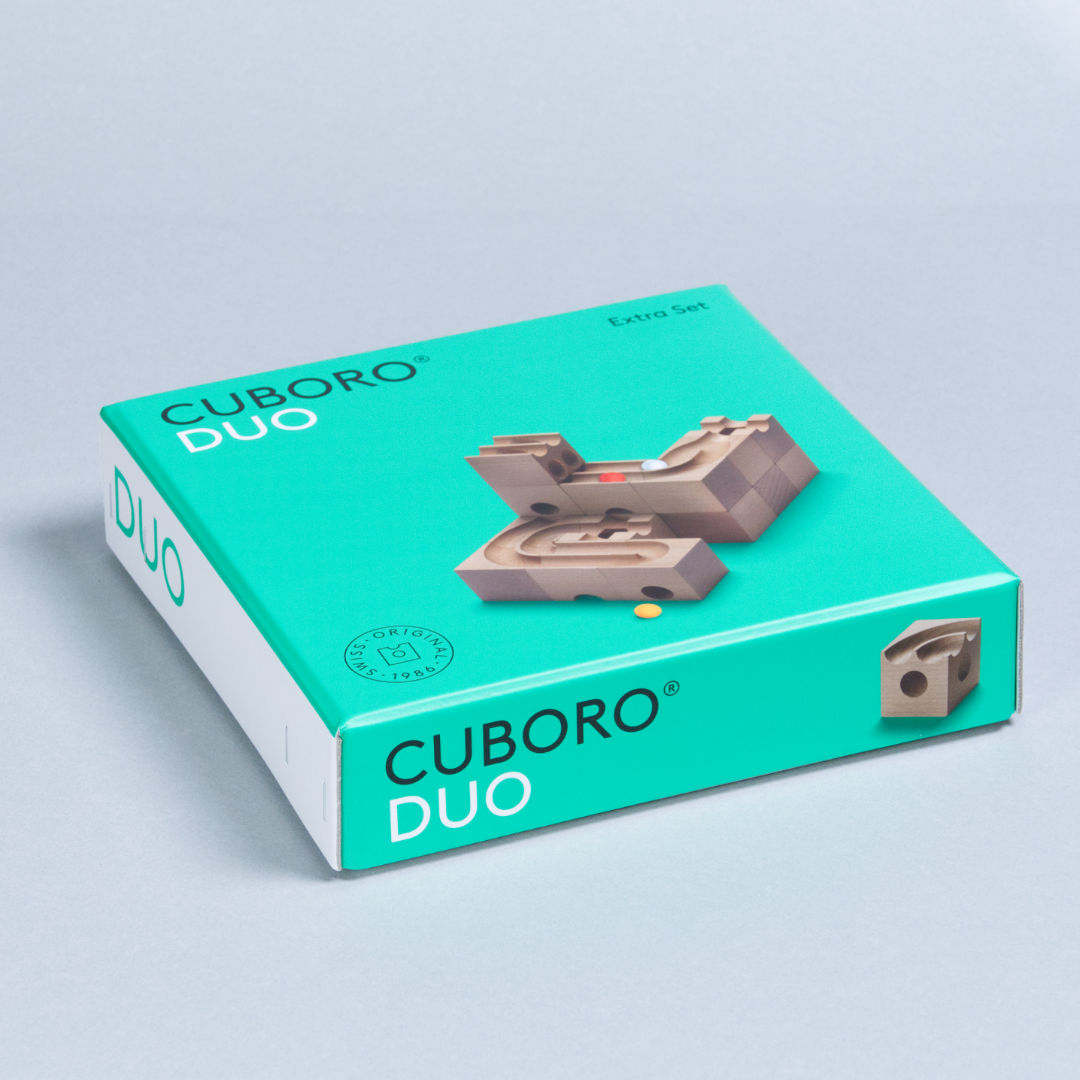Verpackung des Duo Sets von Cuboro