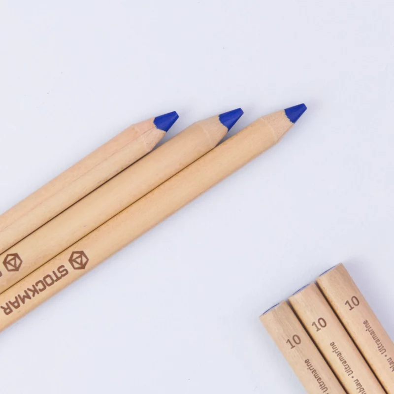 Buntstift 10 Ultramarinblau dreieckig, Stockmar