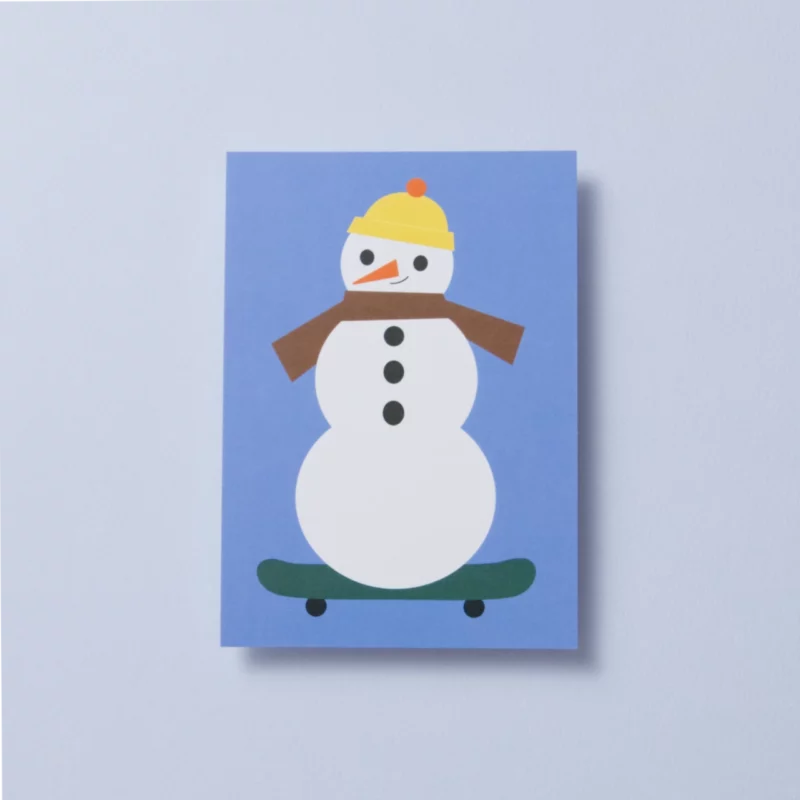 Postkarte Schneemann, Susann Stefanizen