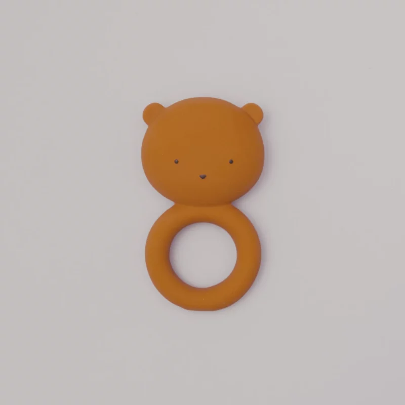 GOMMU Beißring, Ring Bear Almond