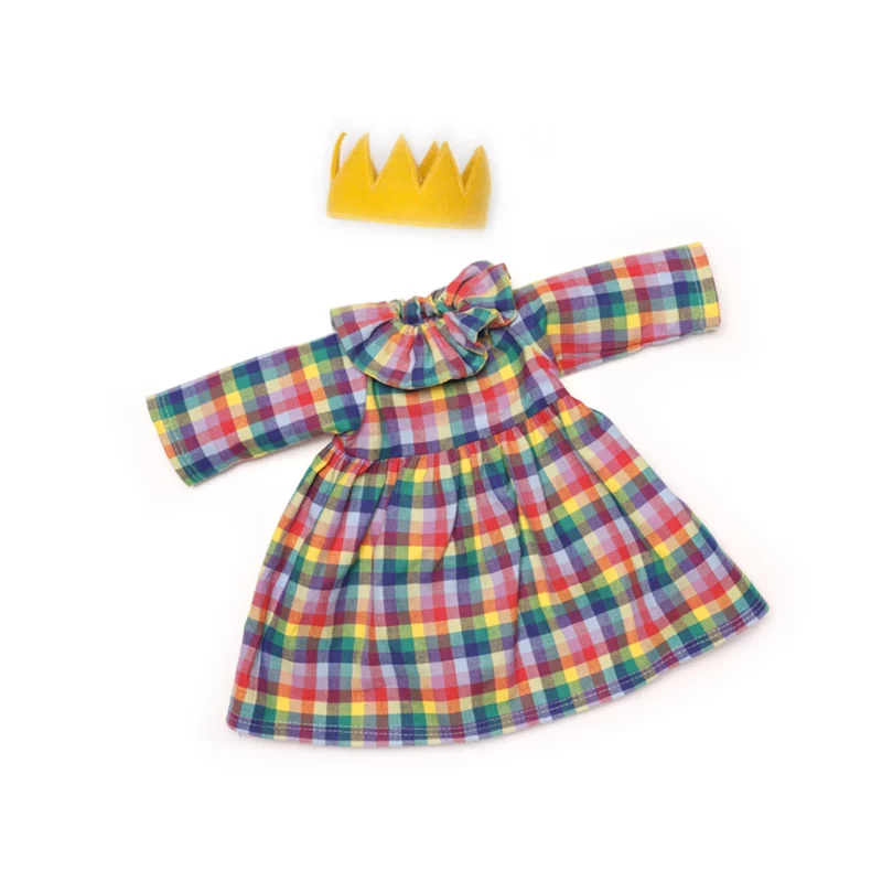 Nanchen Puppen Geburtstagskleid mit Krone