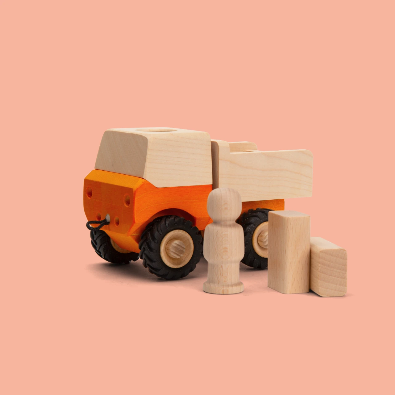 Holzspielzeug Lastwagen ARTHUR holler poller – Bild 2