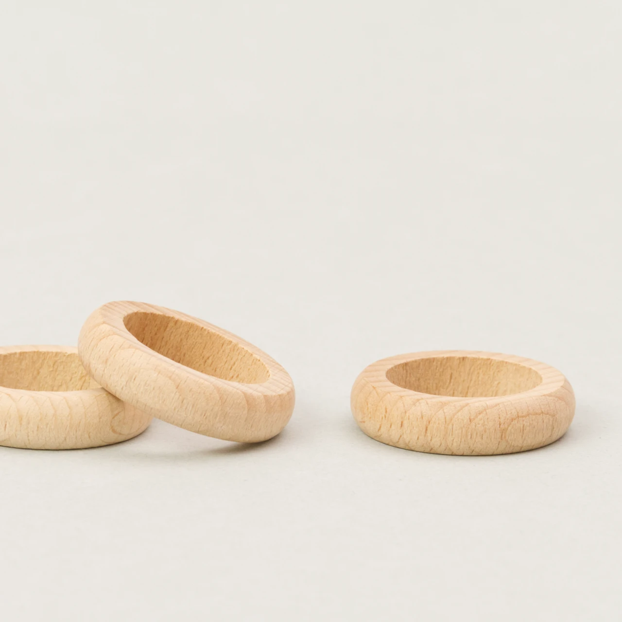 Grapat 3 Ringe, Naturholz