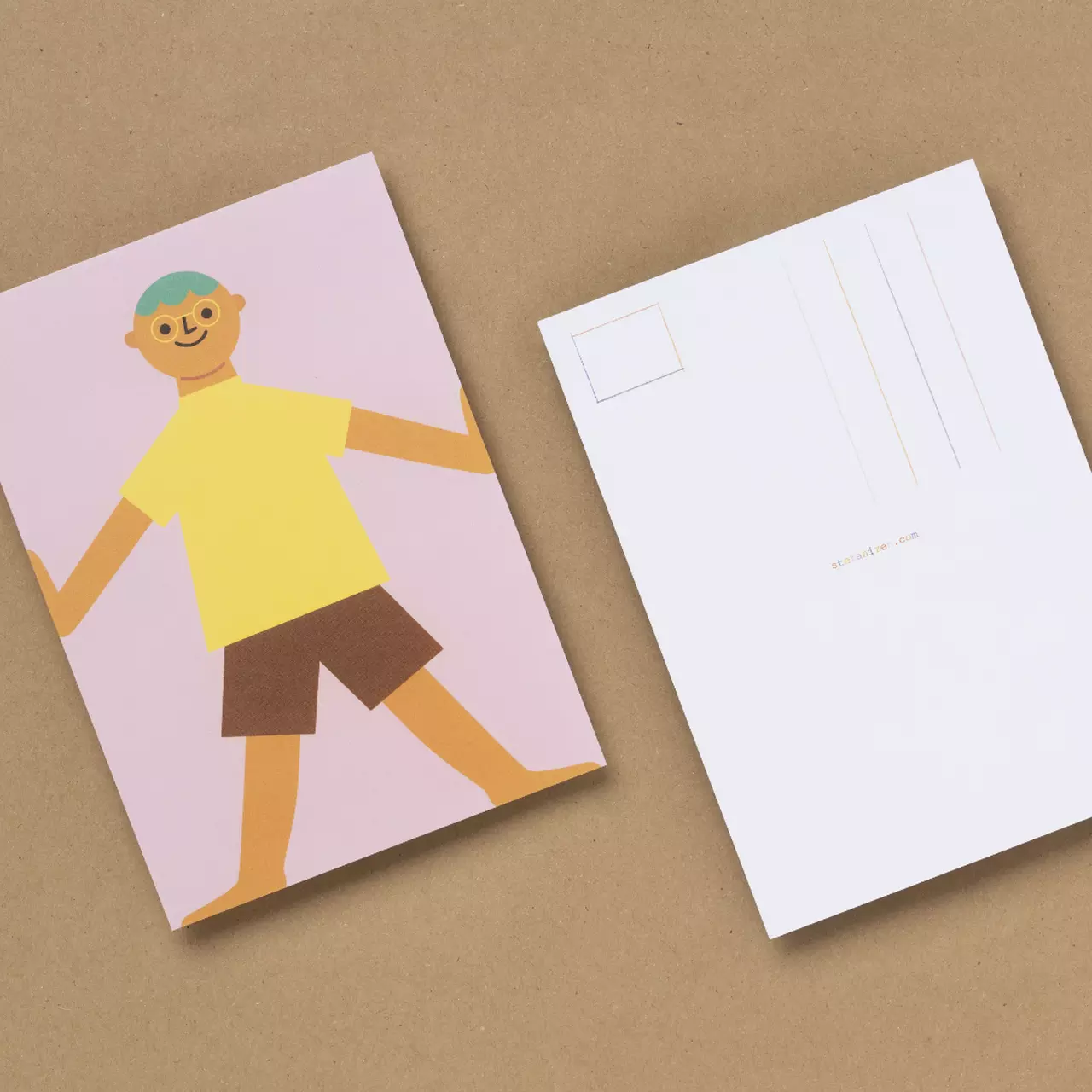 Postkarte Happy Kids XIII, Illustration Susann Stefanizen – Bild 3
