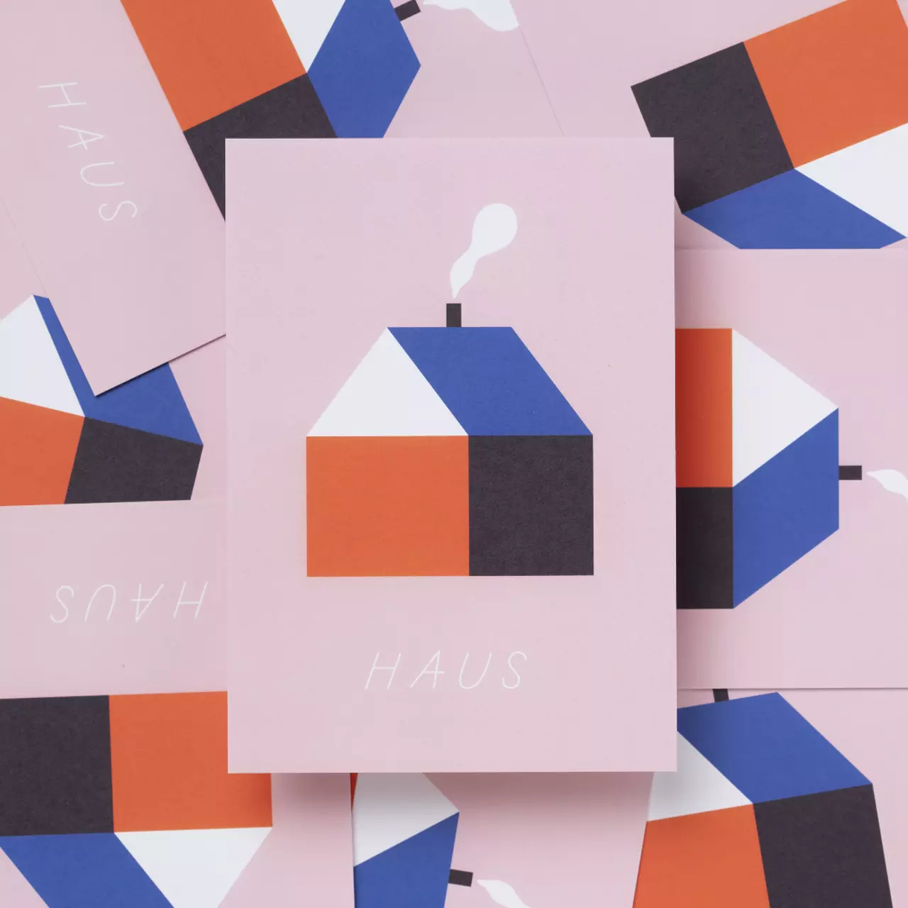 Postkarte Motiv Haus, Illustration Susann Stefanizen – Bild 2